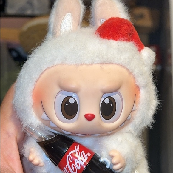 Authentic Labubu Coca-Cola Plush Toy with Bottle - Picture 5 of 9